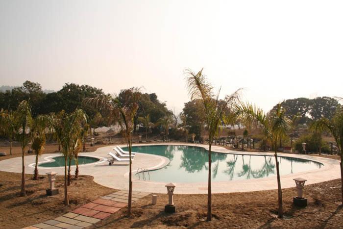 Tiger Camp Resort Rāmnagar Buitenkant foto